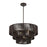 Livex Acordia 6Lt Pendant Chandelier, Bronze/Chocolate Polyester