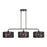 Livex Acordia 3Lt Extra Large Chandelier, Bronze/Chocolate Polyester