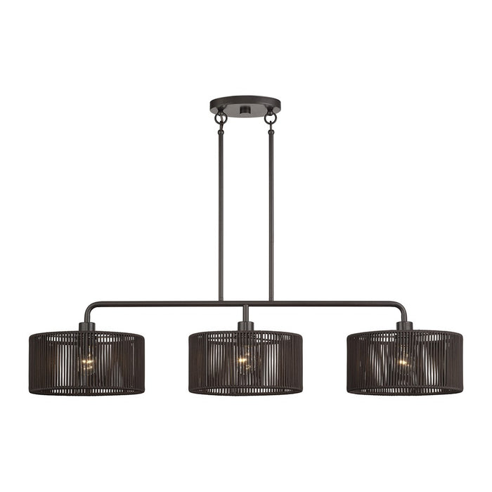 Livex Acordia 3Lt Extra Large Chandelier, Bronze/Chocolate Polyester