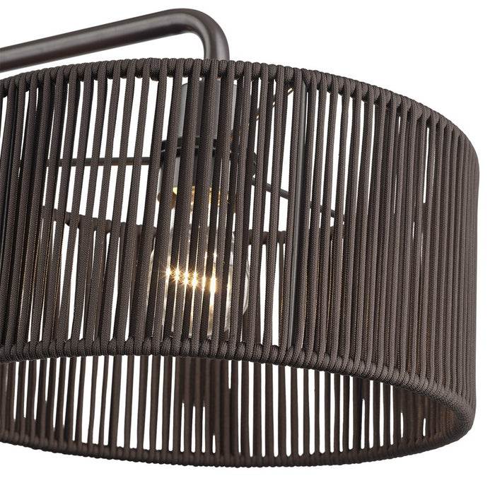 Livex Acordia 3Lt Extra Large Chandelier, Bronze/Chocolate Polyester