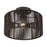 Livex Acordia 1Lt Medium Semi-Flush, Bronze/Chocolate Polyester