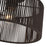 Livex Acordia 1Lt Medium Semi-Flush, Bronze/Chocolate Polyester