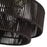 Livex Acordia 3Lt 9" Semi-Flush, Brass/Chocolate Polyester