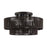 Livex Acordia 4Lt 21" Semi-Flush, Bronze/Chocolate Polyester