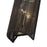 Livex Acordia 1Lt ADA 5" Sconce, Brass/Dark Chocolate Polyester Rope