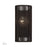 Livex Acordia 1Lt ADA 5" Sconce, Bronze/Dark Chocolate Polyester Rope - 49136-92