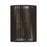 Livex Acordia 1Lt ADA 8" Sconce, Brass/Dark Chocolate Polyester Rope