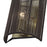 Livex Acordia 1Lt ADA 8" Sconce, Brass/Dark Chocolate Polyester Rope