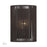 Livex Acordia 1Lt ADA 8" Sconce, Bronze/Dark Chocolate Polyester Rope - 49137-92
