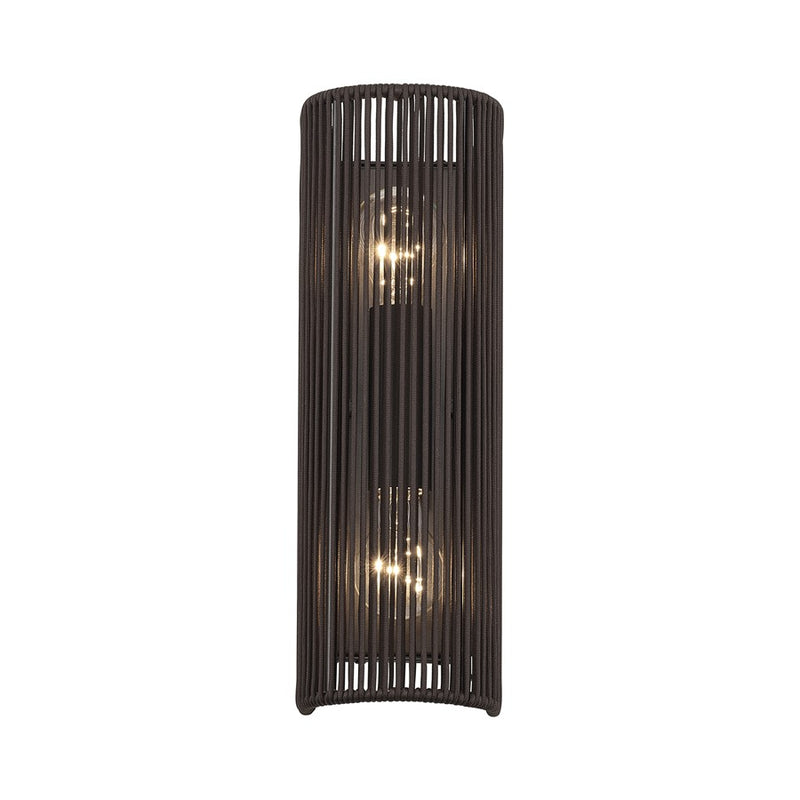 Livex Acordia 2Lt ADA Sconce, Bronze/Dark Chocolate Polyester Rope