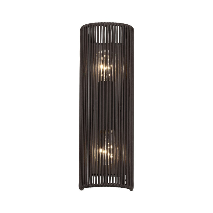 Livex Acordia 2Lt ADA Sconce, Bronze/Dark Chocolate Polyester Rope