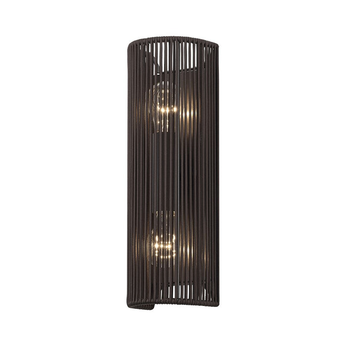 Livex Acordia 2Lt ADA Sconce, Bronze/Dark Chocolate Polyester Rope
