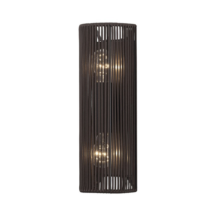 Livex Acordia 2Lt ADA Sconce, Bronze/Dark Chocolate Polyester Rope