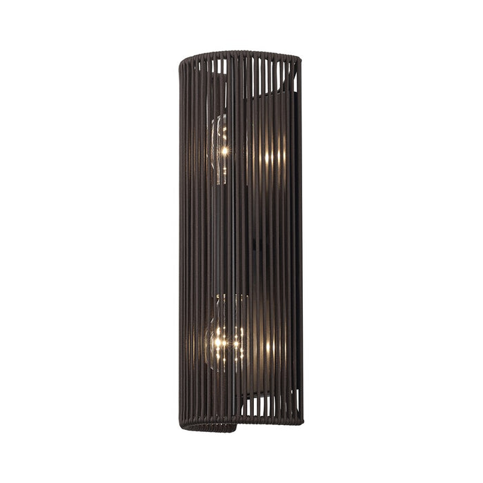 Livex Acordia 2Lt ADA Sconce, Bronze/Dark Chocolate Polyester Rope