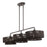 Livex Florell 3Lt Extra Large Chandelier, Bronze/Chocolate Polyester