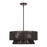 Livex Florell 4Lt Pendant Chandelier, Bronze/Chocolate Polyester