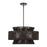 Livex Florell 5Lt Pendant Chandelier, Bronze/Chocolate Polyester