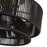 Livex Florell 3Lt 9" Semi-Flush, Brass/Chocolate Polyester