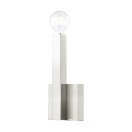 Livex Solna Sconce, Brushed Nickel