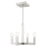 Livex Solna Chandelier, Brushed Nickel