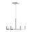 Livex Solna 6 Light Chandelier, Polished Chrome