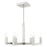 Livex Solna Chandelier, Brushed Nickel