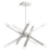 Livex Solna 10 Light Chandelier, Brushed Nickel