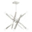 Livex Solna 10 Light Chandelier, Brushed Nickel