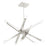 Livex Solna 10 Light Chandelier, Brushed Nickel