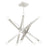 Livex Solna 10 Light Chandelier, Brushed Nickel