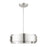 Livex Varick Pendant Chandelier, Nickel/Nickel Drum