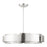 Livex Varick Pendant Chandelier, Nickel/Nickel Drum