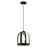 Livex Stoneridge 1 Light Mini Pendant, Textured Black