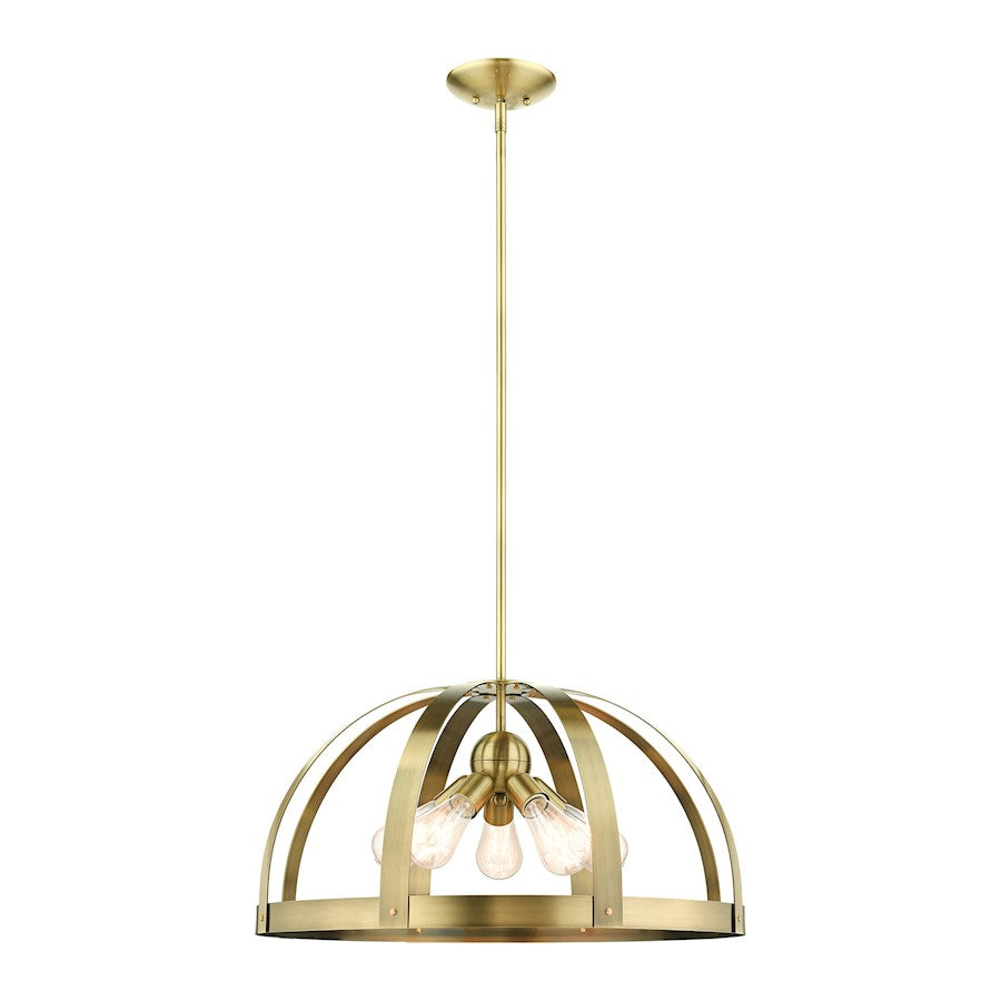Livex Stoneridge 5 Light Pendant Chandelier