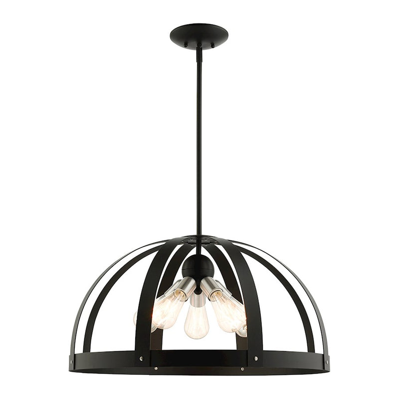 Livex Stoneridge 5 Light Pendant Chandelier