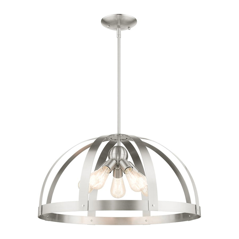 Livex Stoneridge 5 Light Pendant Chandelier
