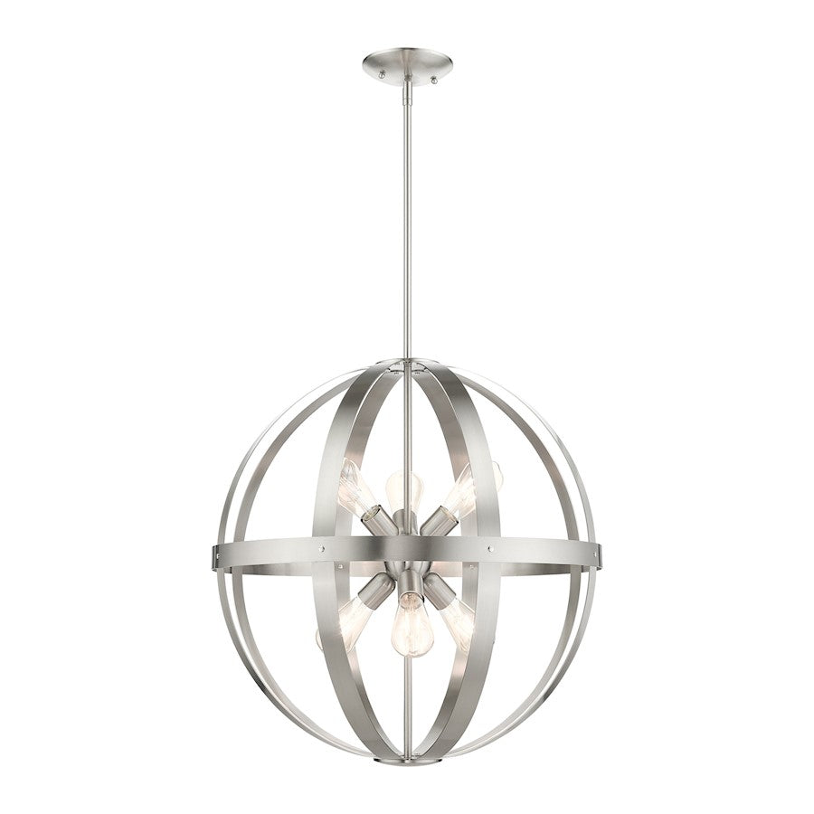 Livex Stoneridge 6 Light Pendant Chandelier