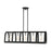 Livex Stoneridge 5 Light Linear Chandelier, Textured Black