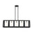 Livex Stoneridge 5 Light Linear Chandelier, Textured Black