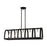 Livex Stoneridge 5 Light Linear Chandelier, Textured Black