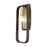 Livex Bergamo 1 Light ADA Wall Sconce, Bronze/Antique Brass Accents