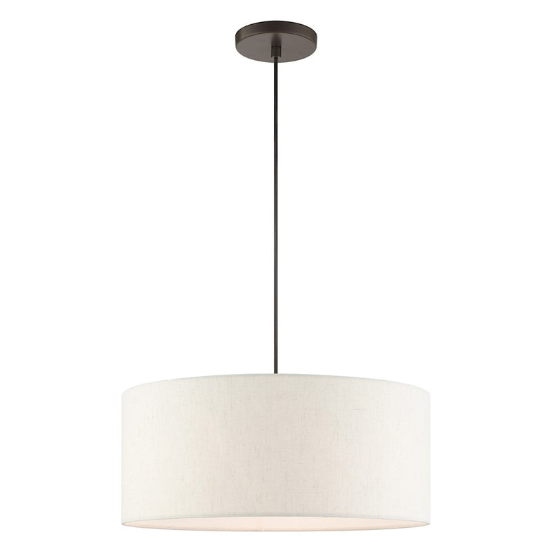 Livex Meadow 3 Light Drum Pendant