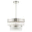 Livex Norwich Chandelier, Drum Shade/Crystal Rods