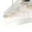 Livex Norwich 4 Light Chandelier, Nickel/Nickel Drum/Crystal Rods
