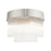 Livex Norwich 4 Light Flush Mount, Drum Shade/Crystal Rods