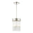 Livex Norwich 3 Light Chandelier, Drum Shade/Crystal Rods