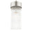 Livex Norwich 1 Light Pendant, Nickel/Nickel Drum Shade/Crystal Rods