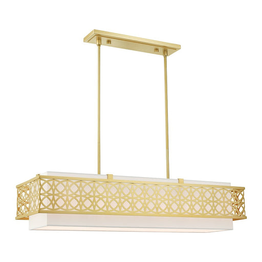 Livex Calinda 6 Light Linear Chandelier