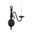 Livex Williamsburg Sconce, Black