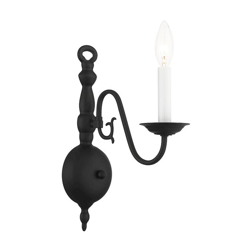 Livex Williamsburg Sconce, Black